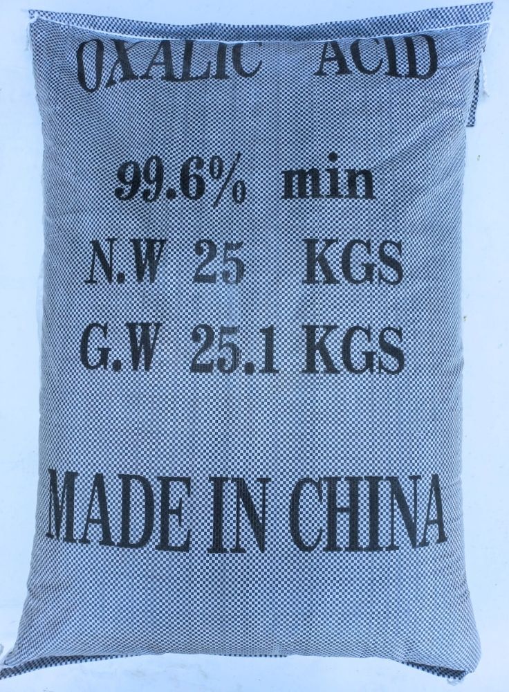 Oxalic Acid %99,6-(25/1000 KG)-Çin Malı