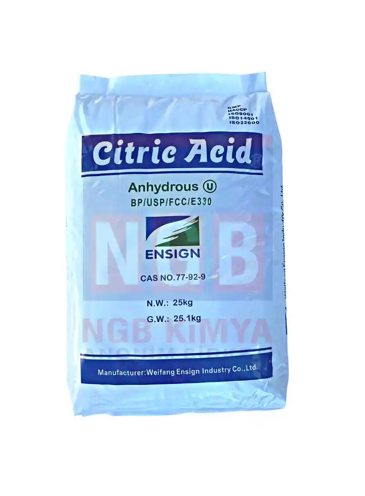 Citric Acid-Anhydrat-Gıda Sertifikalı